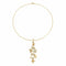 Collier Collier d'étoile en cascade de diamant en or jaune rétro 58 Facettes G13680