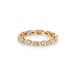 Bague 47 Yellow Gold Marquise Diamond Eternity Ring Vintage 58 Facettes G12166
