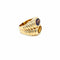 Bague 52 Bague Bulgari Double Baccellato en or citrine et améthyste 58 Facettes