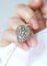 Pendentif Pendentif Ancien Cœur Diamants sur Or Rose 58 Facettes