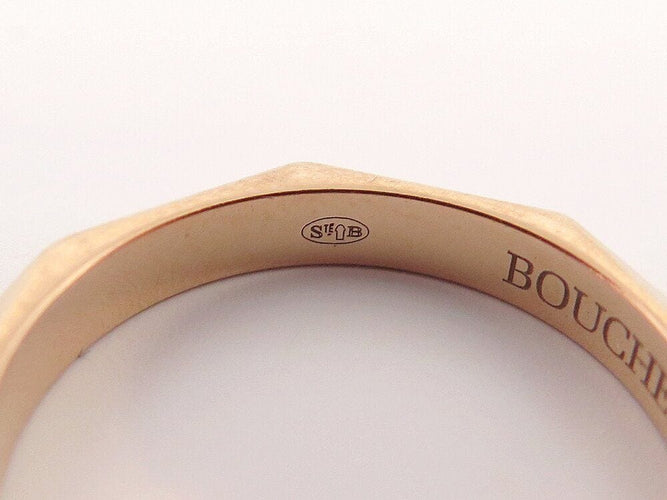 Bague 51 bague BOUCHERON alliance facette or rose 1 diamant 58 Facettes 262050