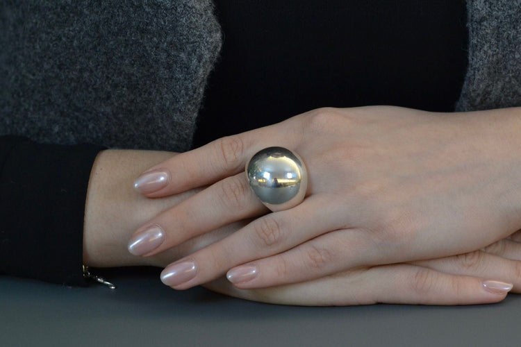 Bague 53 Bague Hermès en argent 58 Facettes 27716