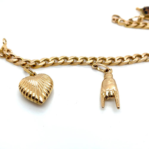 Bracelet Bracelet Charms Or Jaune 58 Facettes