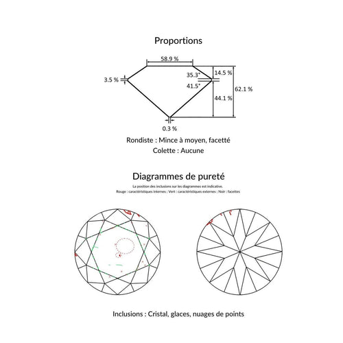Bague 59 Bague Pompadour en or blanc Platine et diamants 58 Facettes 30884