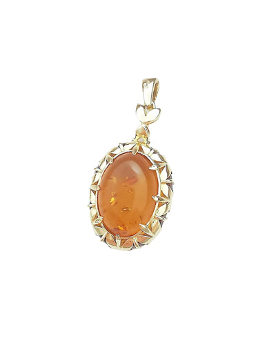 Pendentif Pendentif Cabochon d'Ambre 58 Facettes AA 1620
