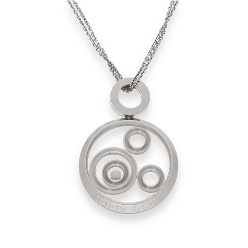 Collier Collier pendentif Chopard Happy Spirit en or blanc avec diamants - Ref. 79/6103/0-20 58 Facettes FB09880