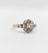 Bague 52.5 Bague marguerite victorienne or jaune, diamants taille rose (circa 1890) 58 Facettes A06138