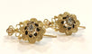 Boucles d'oreilles Boucles d'oreilles anciennes or jaune, diamants et perles 58 Facettes