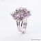 Bague Bague joaillerie saphir rose - ref 4402 58 Facettes 4402