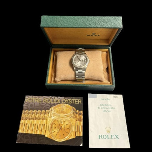 Montre Rolex Montre Date Just 36 Turn O Graph 58 Facettes MT44158