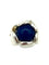 Bague 55 GILBERT ALBERT. Bague scuplture en argent et or 18K 58 Facettes