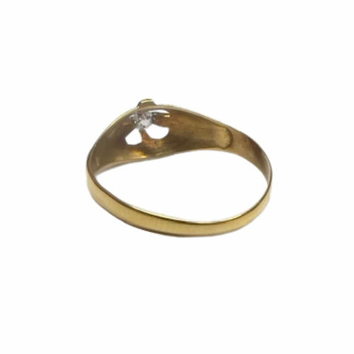 Bague BAGUE AU DESIGN RÉTRO DES ANNÉES 1940-1945 EN OR 18 KT AVEC DIAMANTS 58 Facettes DMAR2