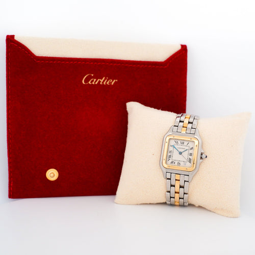 Bracelet CARTIER - Panthère Ivory roman dial - Medium 58 Facettes
