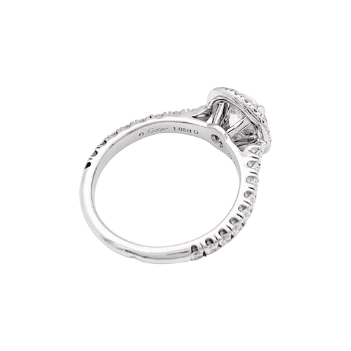 Bague 52 Bague Cartier "Destinée" en  platine, diamant 1.06 carat. 58 Facettes 34431