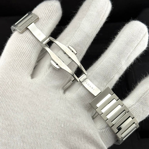 Montre Bulgari - Montre Octo Roma automatique 41 mm cadran bleu full set 58 Facettes