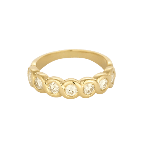 Bague 62 Bague en Or jaune et diamants 58 Facettes DADB-07