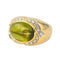 Bague 54 Bague  Cocktail Or jaune Péridot, Diamant 58 Facettes 4377113RV