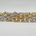 Bracelet Bracelet or blanc et jaune 18 carats serti de diamants 58 Facettes