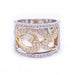 Bague 54 Bague en or bicolore et diamants 58 Facettes N102899