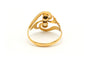Bague 54 Bague en or jaune sertie de perles 58 Facettes 20443