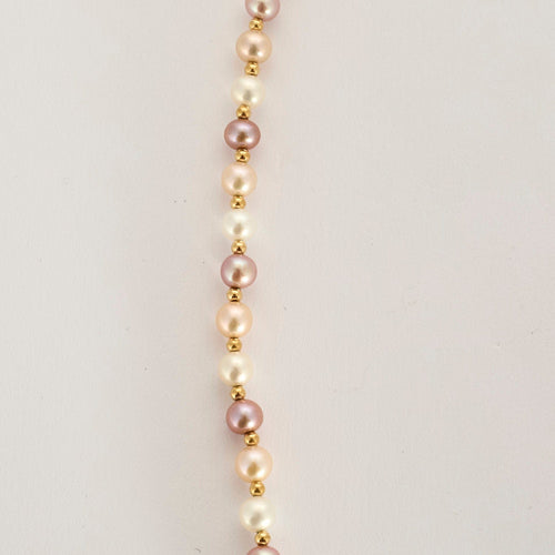 Collier Collier or jaune perles de culture 58 Facettes PCT625606