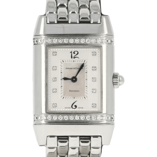 Montre Jaeger Lecoultre Montre Reverso Classique Florale Lady 58 Facettes MT42850