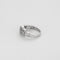 Bague 52 Bague tricercle en or blanc et diamants 58 Facettes LP438/12