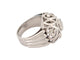 Bague 50 vintage bague style art deco 5 diamants 0.95 ct t50 en or blanc 18k 10.3gr 58 Facettes 269294