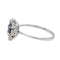 Bague 57 Bague Pompadour Or blanc Saphir, Diamant 58 Facettes 3754270CN