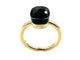Bague 54 POMELLATO. Collection "Nudo Petit", bague 2 ors 18K et topaze bleue de Londres 58 Facettes