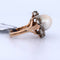 Bague 53 Bague victorienne antique en perles et diamants 58 Facettes