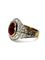 Bague 53 Bague ancienne or jaune rubis et diamants 58 Facettes 880