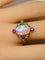 Bague 53 Bague en or jaune, opale, diamants et rubis. Vers 1900. 58 Facettes AB639