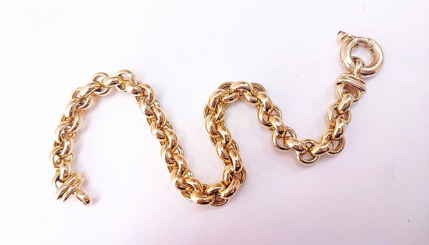 Bracelet Bracelet jaseron or jaune 18 carats 58 Facettes brac.jasron.1469