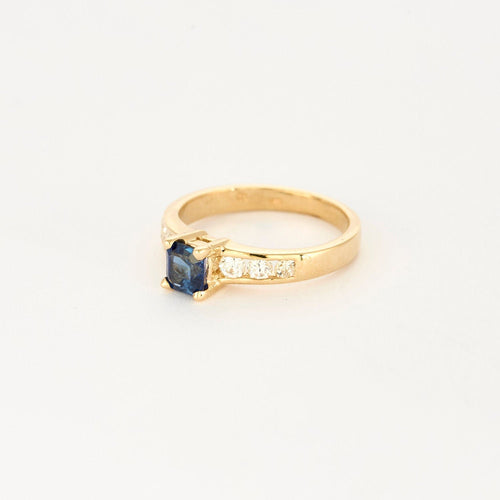 Bague 48 Bague Saphir et Diamants 58 Facettes