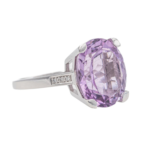 Bague 54 Mauboussin Bague Mon bébé d'amour Or blanc Améthyste, Diamant 58 Facettes 3241065CN