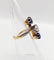 Bague 49 Bague marquise antique or 18k diamant 0,70 carats et saphirs (circa 1900) 58 Facettes A06104