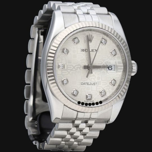 Montre Rolex Montre Date Just 36 58 Facettes MT43268