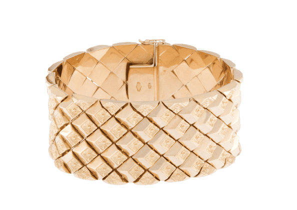 Bracelet Bracelet italien Escalier en or jaune 58 Facettes