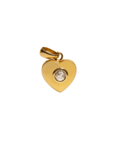 Pendentif Pendentif Or jaune 18K Diamant 0,50 ct 58 Facettes BO220758/COEURDEDIAMANT050CARATS