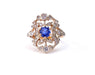 Bague 54.5 Bague saphir et diamant style Belle Epoque 58 Facettes BAG.BEL.EPQ-DV33