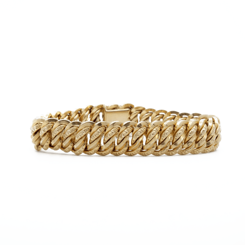 Bracelet Bracelet maille américaine en or jaune 58 Facettes REF2230
