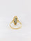 Bague 52 Bague marquise vintage or diamants saphirs calibrés 58 Facettes J176
