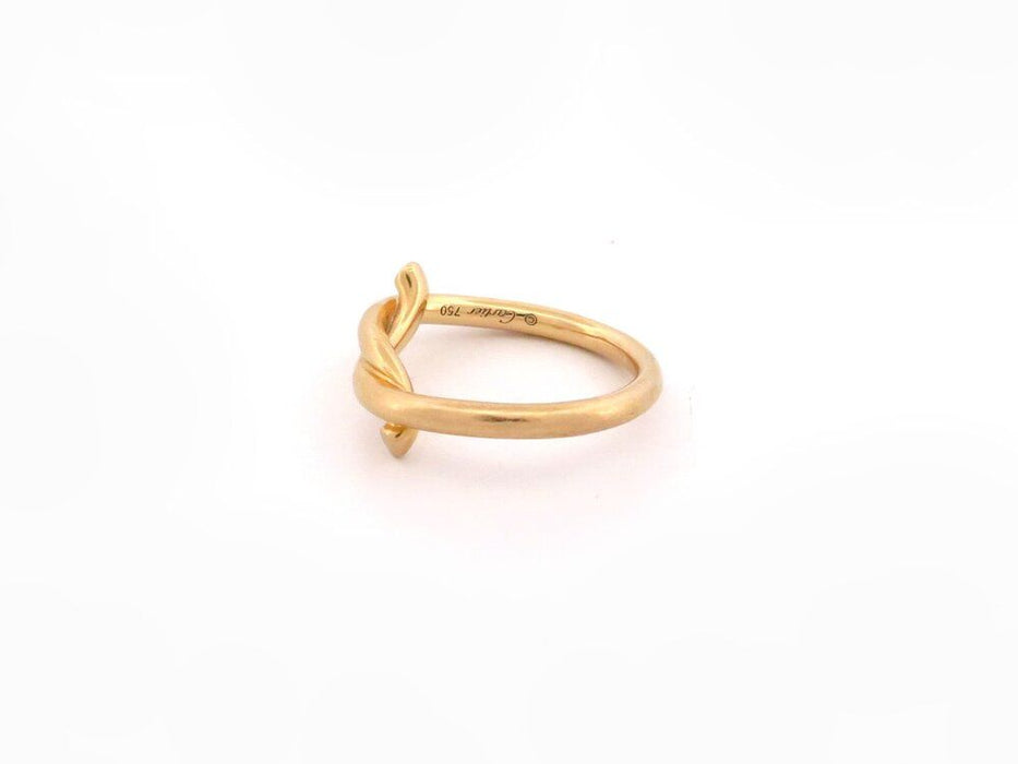 CARTIER interlace ring in geel goud