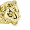 Bague Bague tête de lion en or jaune sertie de diamants 58 Facettes 30011