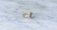 Bague 56.5 Bague or jaune platine et diamant 58 Facettes