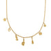 Collier Collier avec breloques en or jaune 58 Facettes 33889