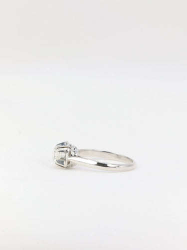 Bague 52.5 Bague solitaire Art Déco Diamant 0,50ct 58 Facettes 582