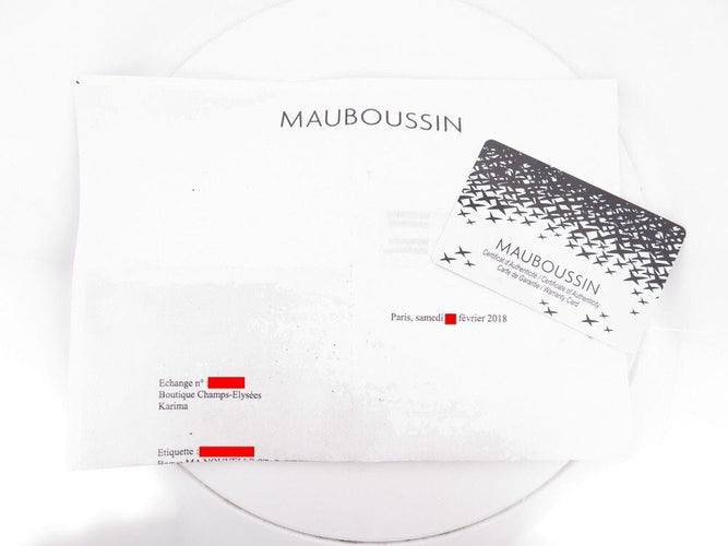 Bracelet bracelet MAUBOUSSIN valentin for you or blanc 58 Facettes 258949