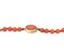 Collier Collier de corail de Sardaigne avec fermoir en or 18 carats 58 Facettes